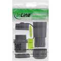 InLine Fiber optic coupler SC, short, IP68, 2x SC socket, M20
