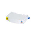 FTTH termination box for Din rail mounting, 2 ports, white
